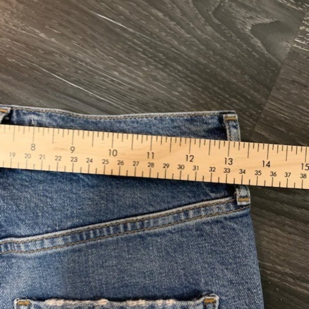 AGOLDE WOMENS STRAIGHT BUTTON ZIP SZ (24) - Picture 6 of 7